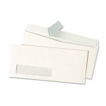 UNV36005 Peel Seal Strip Business Envelope, #10, Window, White, 500/Box UNV36005