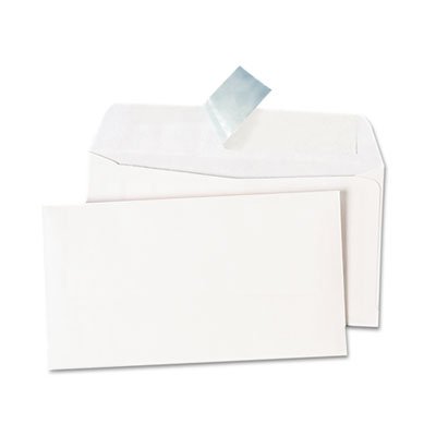 UNV36000 Peel Seal Strip Business Envelope, #6 3/4, White, 100/Box UNV36000