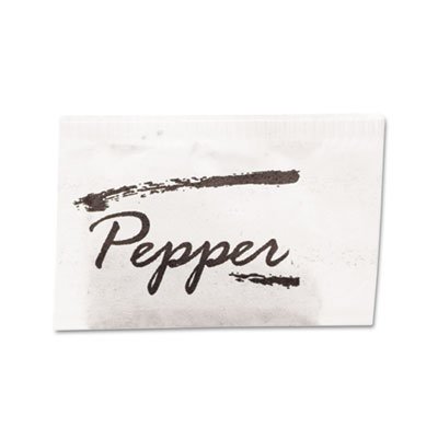 12000 Pepper Packets, .10 Grams, 1000 Packets/Box, 3 Boxes/Carton MKL14462