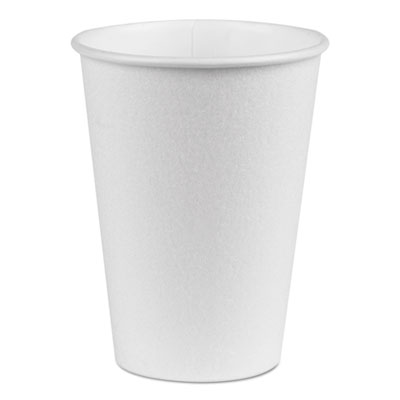 Dixie PerfecTouch Hot/Cold Cups, 12 oz., White, 50/Bag, 20 Bags/Carton DXE5342W