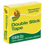Duck Permanent Double-Stick Tape, 1/2" x 900", 1" Core, Clear DUC1081698
