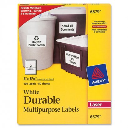 Avery Permanent Durable I.D. Label 6579