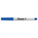 Sharpie Permanent Markers, Ultra Fine Point, Blue, Dozen SAN37003