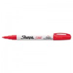 Sharpie 37302 Permanent Paint Marker, Fine Point, Red SAN35535