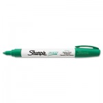 Sharpie Permanent Paint Marker, Medium Bullet Tip, Green SAN35552