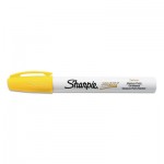 Sharpie Permanent Paint Marker, Medium Bullet Tip, Yellow, Dozen SAN2107619