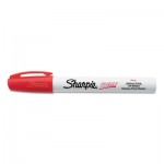 Sharpie Permanent Paint Marker, Medium Bullet Tip, Red, Dozen SAN2107613