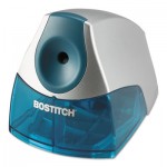 Bostitch Personal Electric Pencil Sharpener, AC-Powered, 4.25" x 8.4" x 4", Blue BOSEPS4BLUE