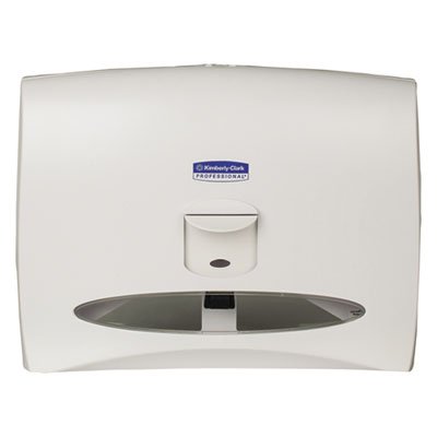 Personal Seats Toilet Seat Cover Dispenser, 17 1/2 x 2 1/4 x 13 1/4, White KCC09505