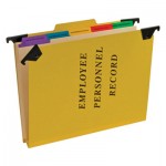 Pendaflex Personnel Folders, 1/3 Cut Hanging Top Tab, Letter, Yellow PFXSER2YEL