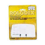 Rolodex Petite Refill Cards, 2 1/4 x 4, 100 Cards/Pack ROL67553
