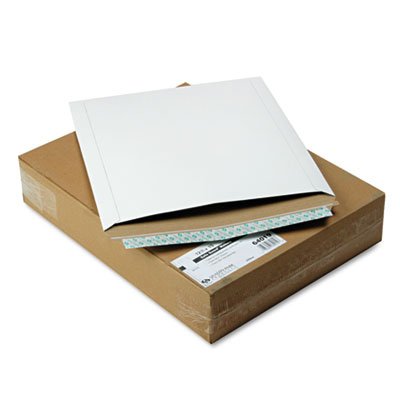 Quality Park Photo/Document Mailer, Redi-Strip, Side Seam, 12 3/4 x 15, White, 25/Box QUA64019