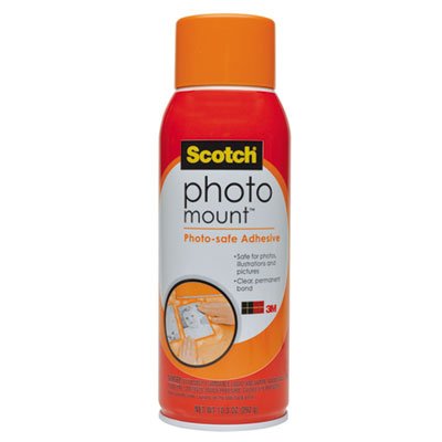 Scotch Photo Mount Spray Adhesive, 10.25 oz, Aerosol MMM6094