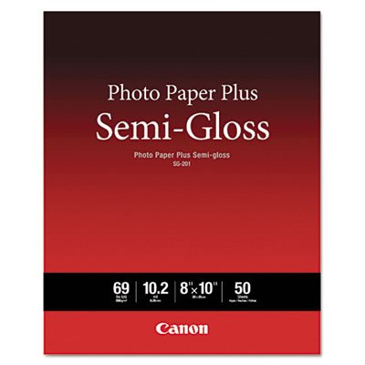 Photo Paper Plus Semi-Gloss, 69 lbs., 8 x 10, 50 Sheets/Pack CNM1686B062