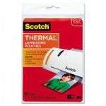 Scotch Photo Size Thermal Laminating Pouches, 5 mil, 7 x 5, 20/Pack MMMTP590320