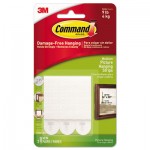 Command 17201-ES Picture Hanging Strips, Removable, 0.75" x 2.75", White, 3 Pairs/Pack MMM17201ES