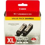 Canon PGI-270 XL Pigment Black Twin Pack 0319C005