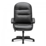 HON H2095.H.PWST11.T Pillow-Soft 2090 Series Executive High-Back Swivel/Tilt Chair, Black, Leather HON2095HPWST11T