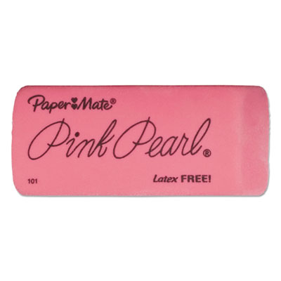 Paper Mate Pink Pearl Eraser, Large, 3/Pack PAP70501