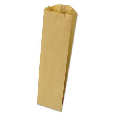 40032 Pint Paper Liquor Bag, 35lb Kraft, Standard 3 3/4 x 2 1/4 x 11 1/4, 500