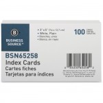 Business Source Plain Index Card 65258