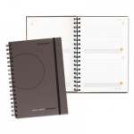 At-A-Glance Planning Notebook Two Days Per Page, 6 x 9, Gray AAG80620330