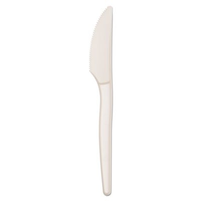 Eco-Products HY-S001 Plant Starch Knife - 7", 50/PK, 20 PK/CT ECOEPS001