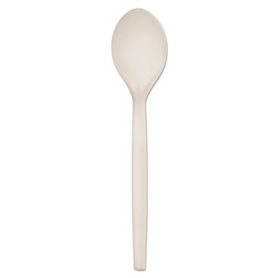 Eco-Products HY-S003 Plant Starch Spoon - 7", 50/PK, 20 PK/CT ECOEPS003