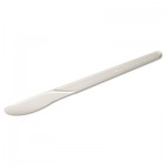 Plantware Renewable & Compostable Knife - 6", 50/PK, 20 PK/CT ECOEPS011