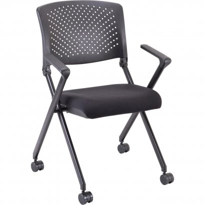Lorell Plastic Arms/Back Nesting Chair 41847