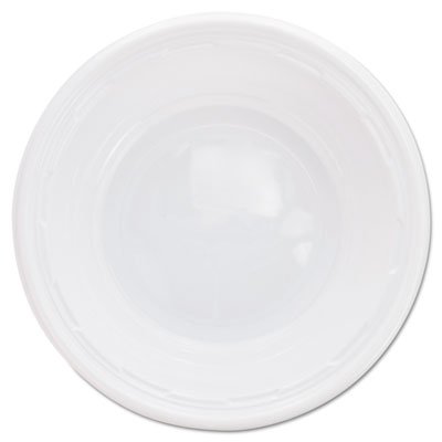 Plastic Bowls, 5-6 Ounces, White, Round, 125/Pack DCC5BWWF