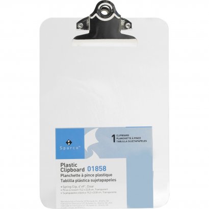 Business Source Plastic Clipboard 01858