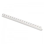 Fellowes Plastic Comb Bindings, 3/8" Diameter, 55 Sheet Capacity, White, 100 Combs/Pack FEL52371