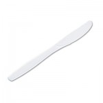 Dixie Plastic Cutlery, Heavyweight Knives, White, 1000/Carton DXEKH217