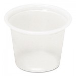 PAC YS-100 Plastic Souffle Cups, 1 oz, Translucent, 5000/Carton PCTYS100