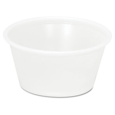 PAC YS-200 Plastic Souffle/Portion Cups, 2oz, Translucent, 200/Bag, 12 Bags/Carton PCTYS200