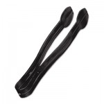 WNA WNA A7TSBL Plastic Tongs, 9 Inches, Black, 48/Case WNAA7TSBL