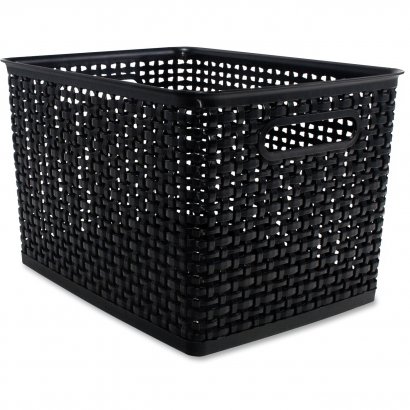 Advantus Plastic Weave Bin 40328