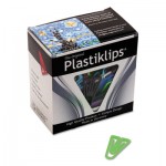 Baumgartens BAULP0600 Plastiklips Paper Clips, Large (No. 6), Assorted Colors, 200/Box BAULP0600