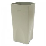 RCP 3563 BEI Plaza Waste Container Rigid Liner, Square, Plastic, 19gal, Beige RCP356300BGCT