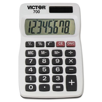 Victor Pocket Calculator, 8-Digit LCD VCT700