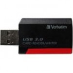 Verbatim Pocket Card Reader, USB 3.0 - Black 98538