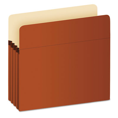 Pendaflex Pocket File, 3.5" Expansion, Letter Size, Red Fiber PFXS24E
