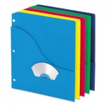 Pendaflex Pocket Project Folders, 3-Hole Punched, Letter Size, Assorted Colors, 10/Pack PFX32900