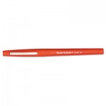Paper Mate Point Guard Flair Porous Point Stick Pen, Red Ink, Medium, Dozen PAP8420152