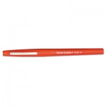 Paper Mate Point Guard Flair Porous Point Stick Pen, Red Ink, Medium, Dozen PAP8420152