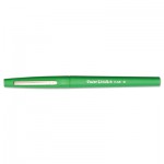 Paper Mate Point Guard Flair Porous Point Stick Pen, Green Ink, Medium, Dozen PAP8440152