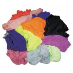 HOS 245-10 Polo T-Shirt Rags, Assorted Colors, 10 Pounds/Bag HOS24510