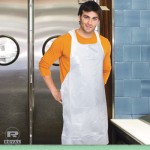 RPP DA2846 Poly Apron, White, 28 in. x 46 in., 100/Pack, One Size Fits All, 10 Pack/Carton RPPDA2846