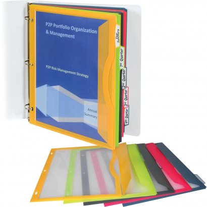 C-Line Poly Binder Pockets 06650